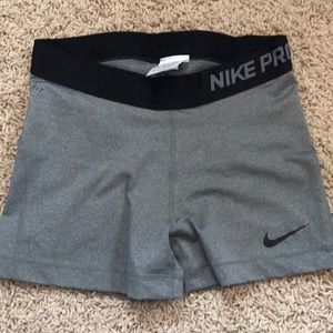 Nike pro 3” spandex shorts